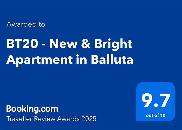 Bt20 - New & Bright Apartment In Balluta